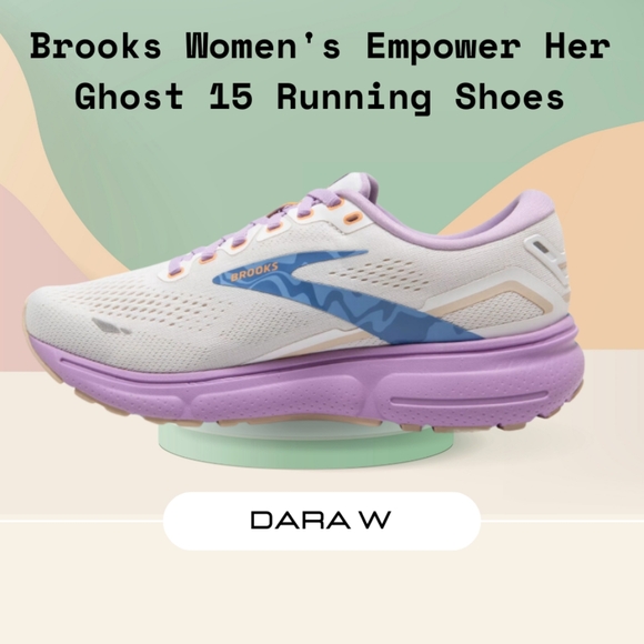 Brooks Shoes Brooks Womens Empower Her Ghost 5 Running Shoes White
